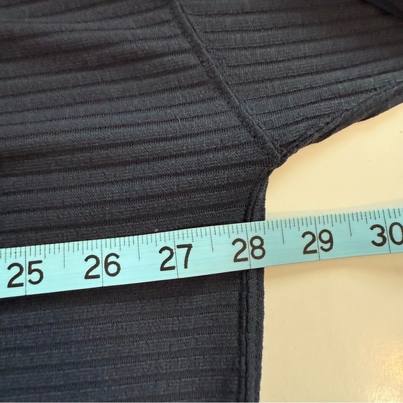 Free People Movement Ribbed Turtleneck Can't Handle This Dark Navy Blue Size LG - Picture 15 of 15